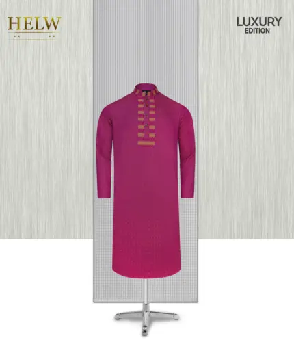 Pure Cotton Panjabi- Merun